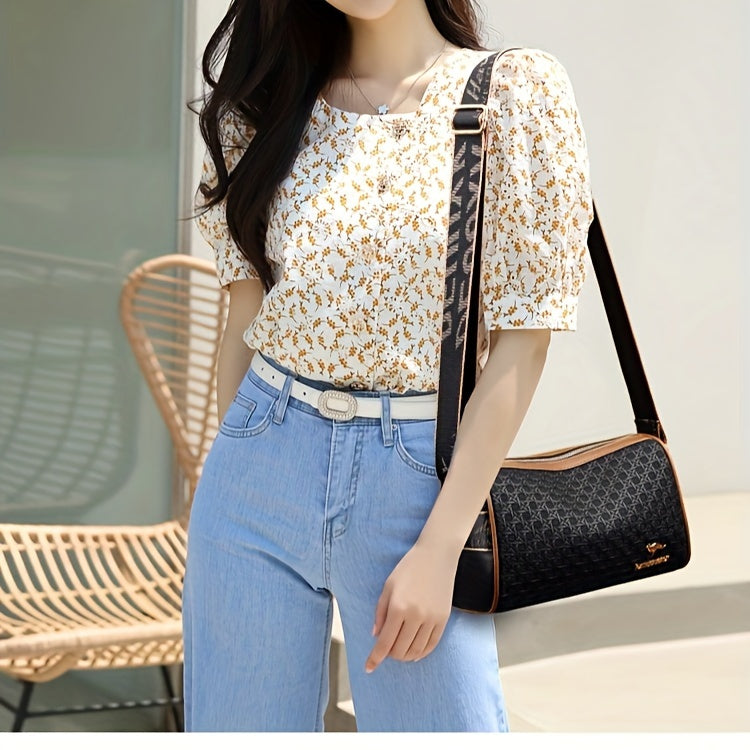 Sac bandoulière cylindrique tendance