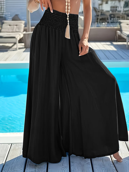 Pantalon large à taille froncée - Topdecheztop.fr