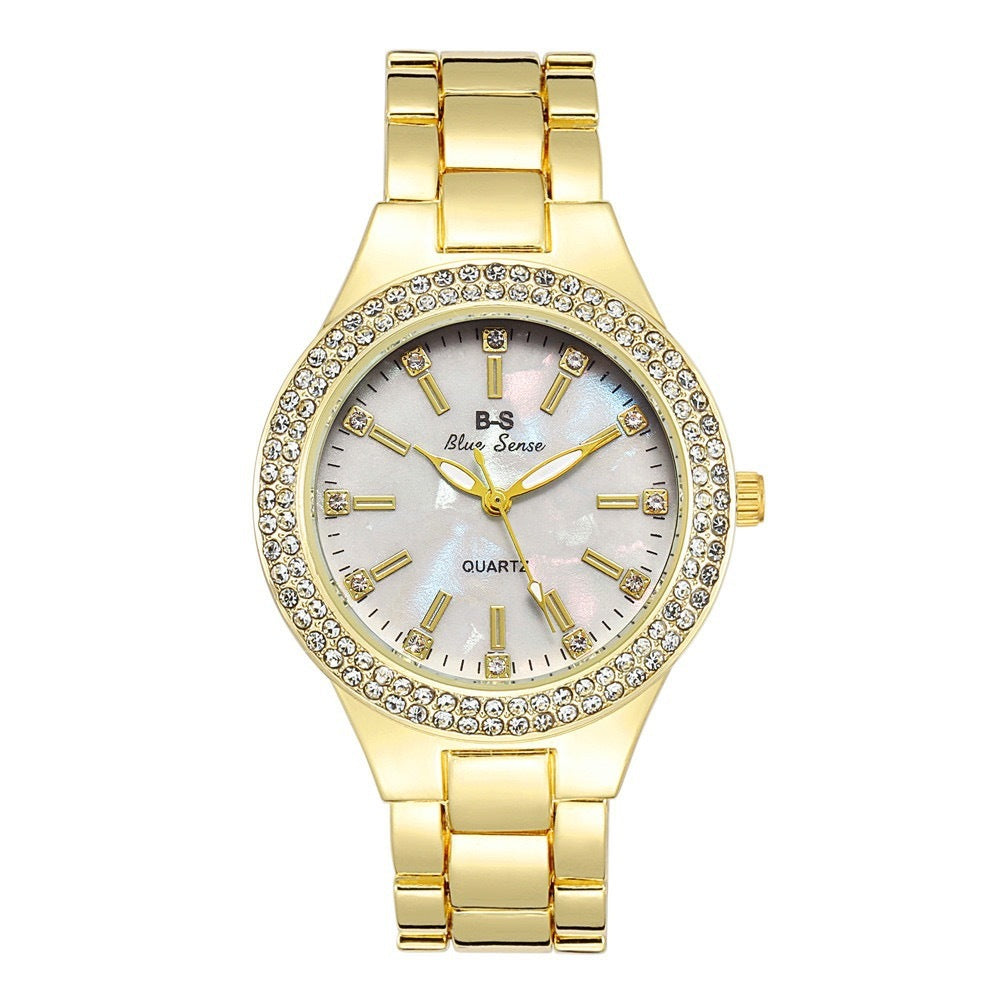 Montre,Bracelet en diamant pour femme, ensemble deux pièces