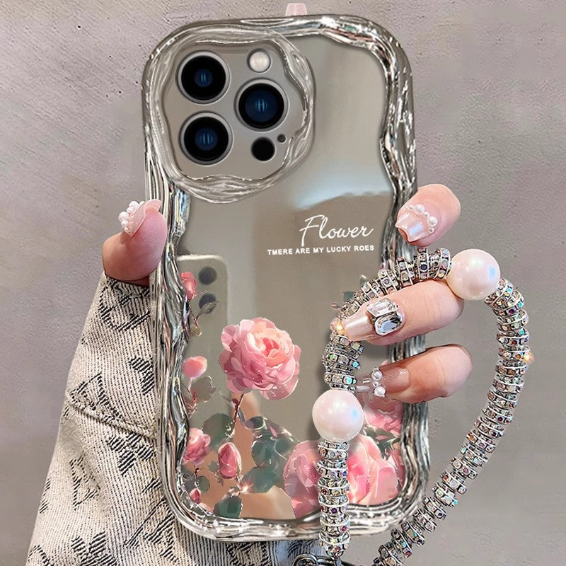 Les coques de téléphone à motif de rose