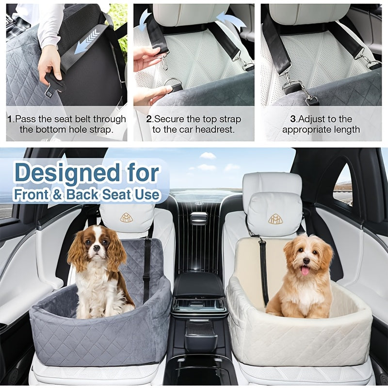 Siège auto portable de luxe pour chien / chat