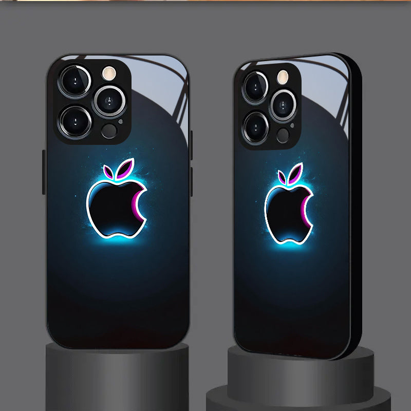 Coque de protection intégrale en verre de haute qualité avec motif , IPHONE