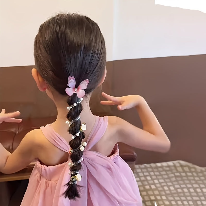 Lot de 2 bandeaux papillon en maille AYLHFO pour filles