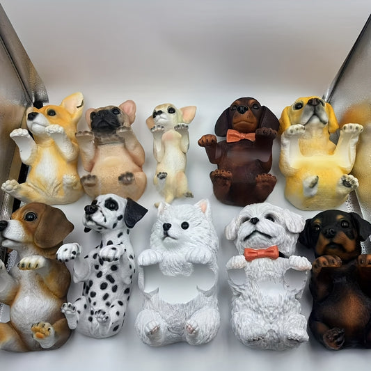 Porte-papier toilette en forme de chien, collection Chien, design mignon et décoratif pour la maison