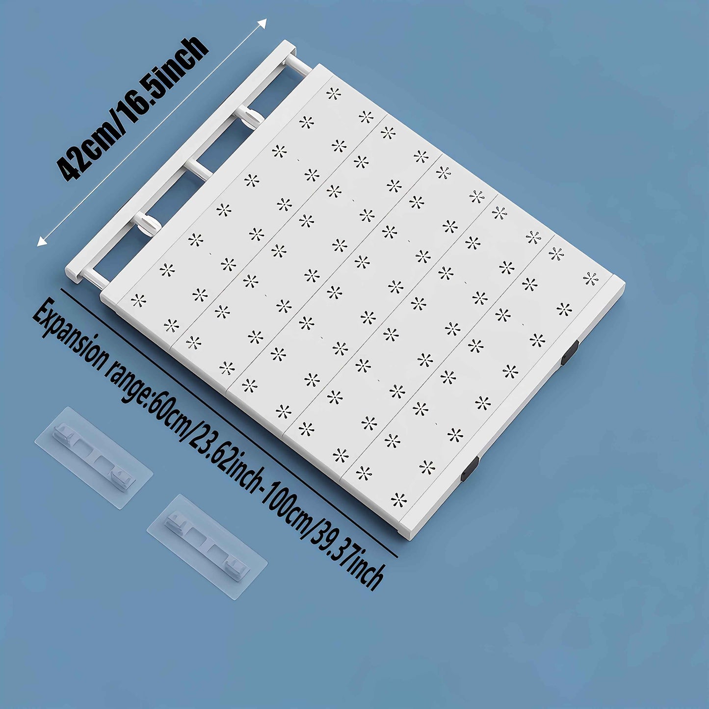 Ensemble de 3 étagères de rangement réglables - Conception extensible
