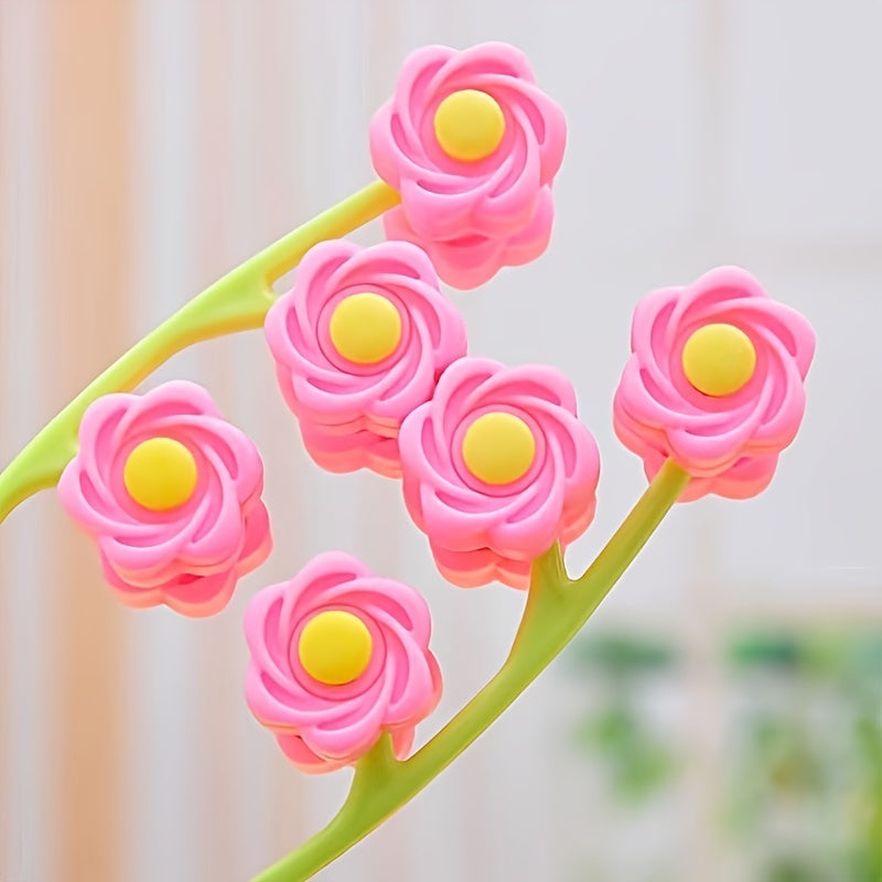 Appareil de massage facial, rouleau de massage en forme de fleur pour un visage raffermissant et tonifiant, outil de beauté