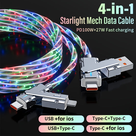 Câble de charge rapide LED multicolore - Topdecheztop.fr