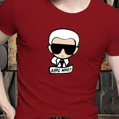 T-shirt imprimé graphique Cool Man pour homme 2