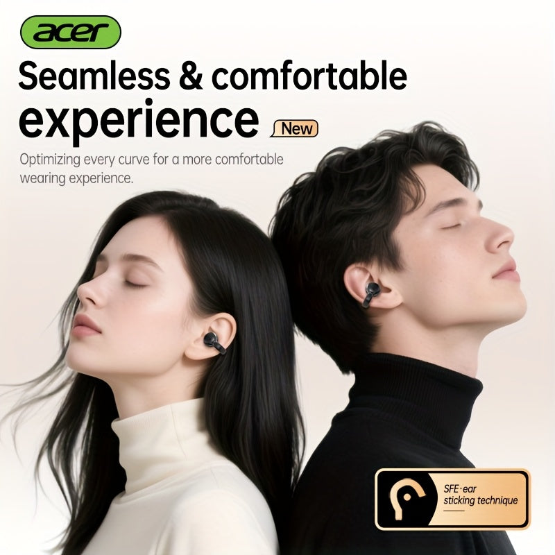 Casque sans fil Acer OHR537 : son haute fidélité, véritablement sans fil, stéréo