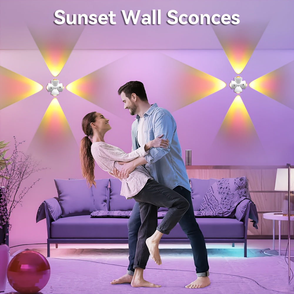 Veilleuses LED intelligentes à détecteur de mouvement USB