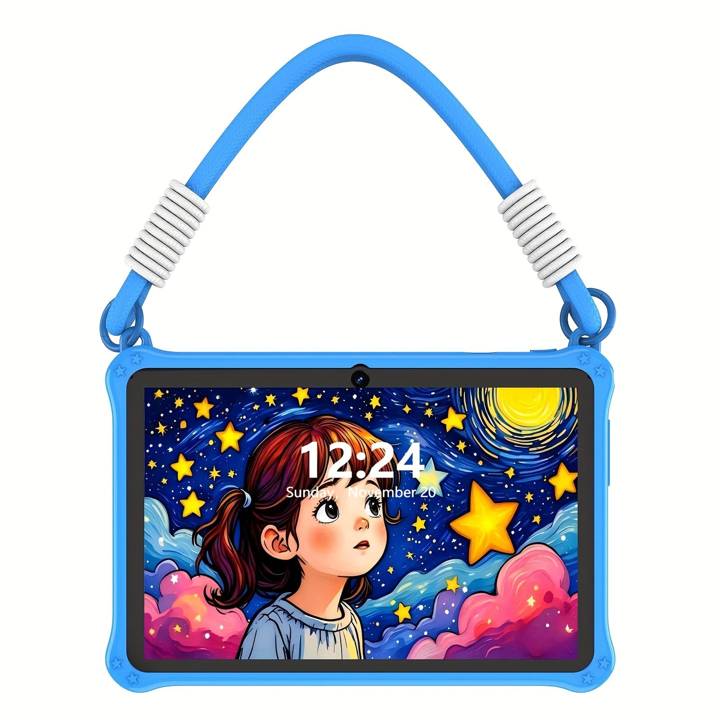 Tablette Android 13 pour enfants, 7 pouces, avec étui de protection