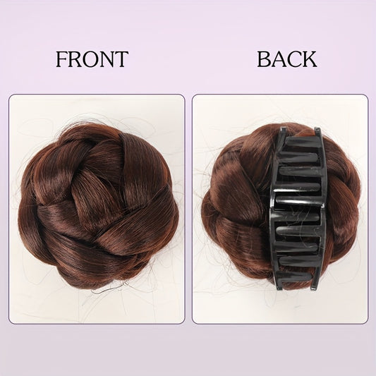 Chignon à pince synthétique
