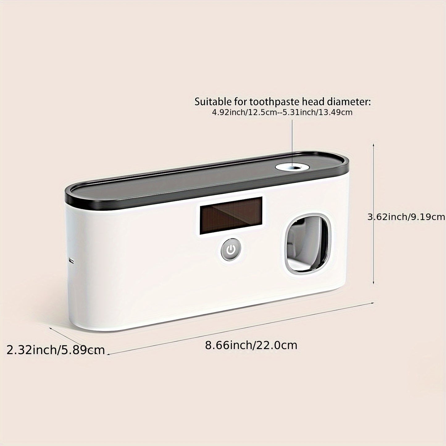 Porte-brosse à dents intelligent avec distributeur de dentifrice automatique