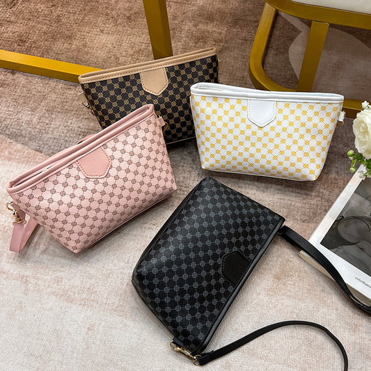 Petit sac carré à bandoulière de couleur contrastée - Topdecheztop.fr