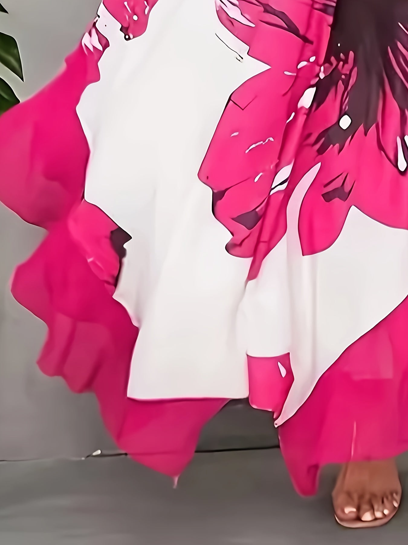 Grandes Tailles - Robe longue ample et élégante pour femmes