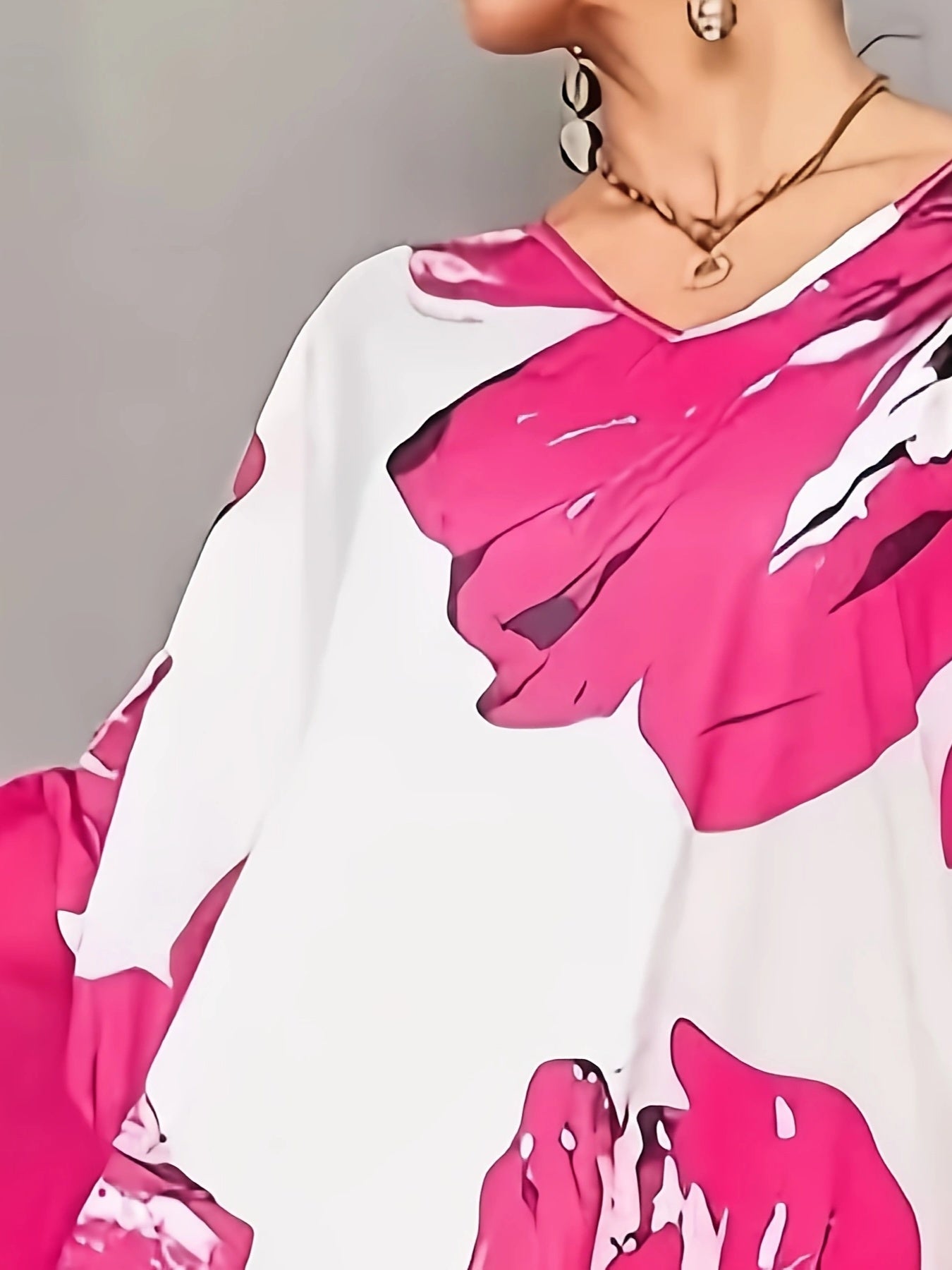 Grandes Tailles - Robe longue ample et élégante pour femmes