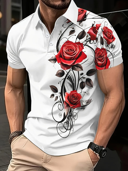 Chemise  imprimé floral pour homme - Topdecheztop.fr