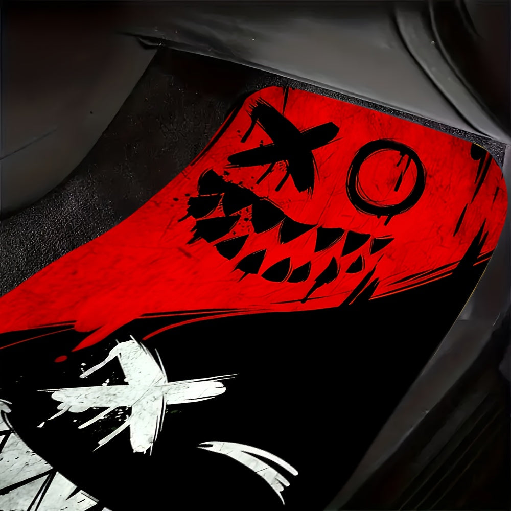 Ensemble de  4 tapis de sol de voiture à motifs de fantômes