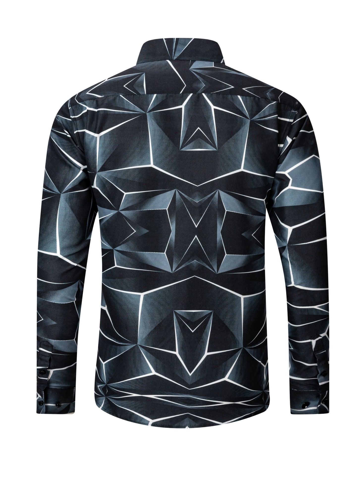 Chemise homme à manches longues boutonnée