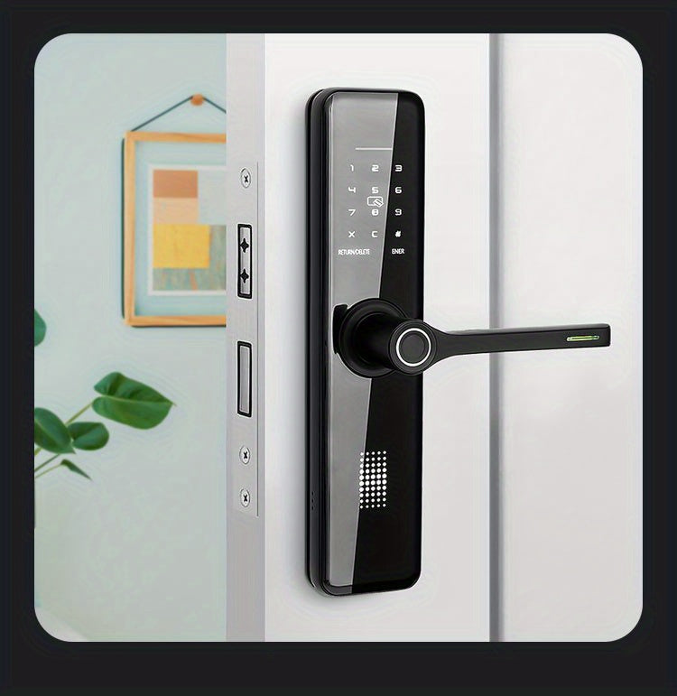 Serrure de porte électronique intelligente à empreinte digitale pour la maison, entrée sans clé avec application et clavier, serrure de porte d'entrée