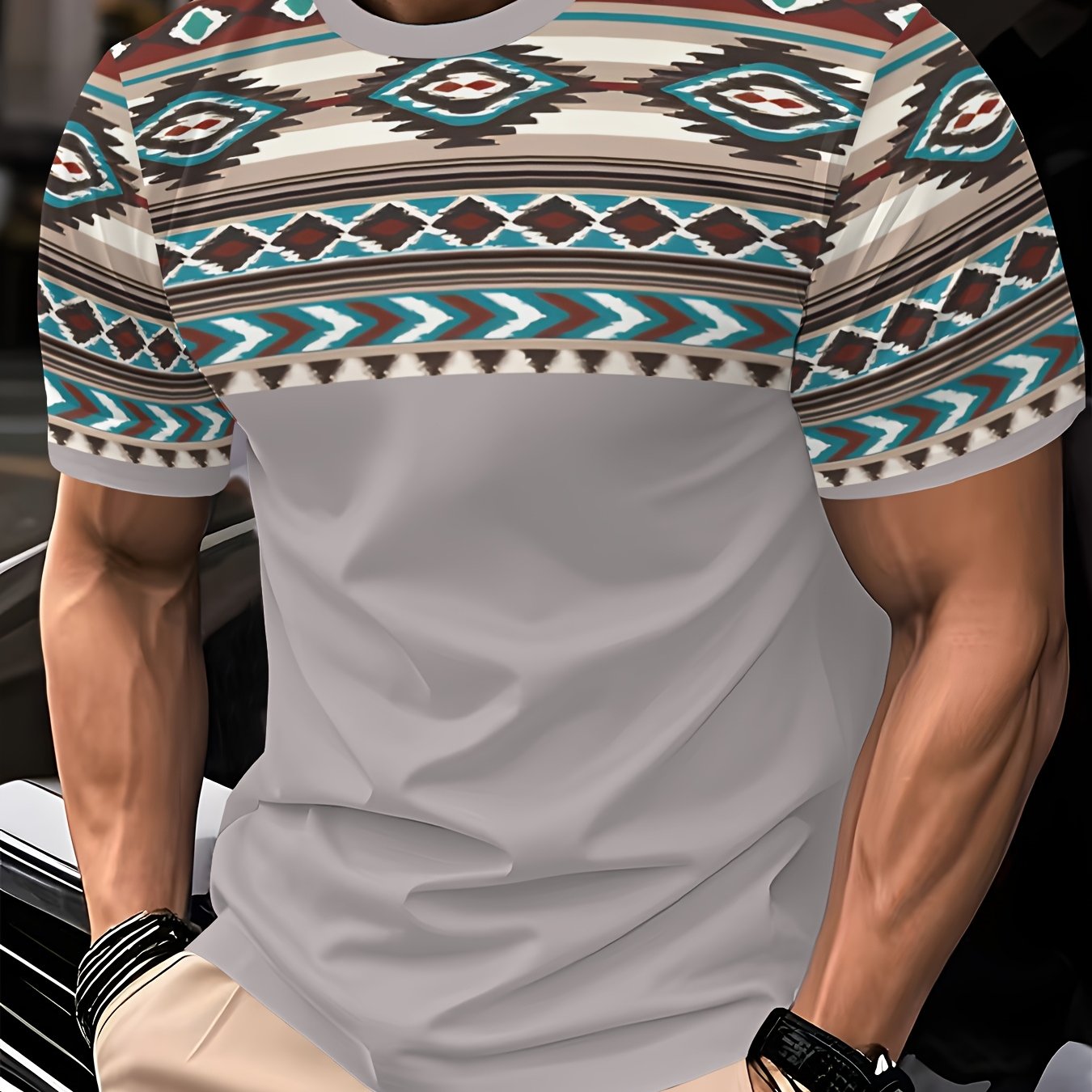 T-shirt d'été décontracté pour homme