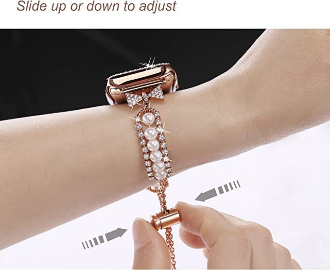 Bracelet de montre en perles