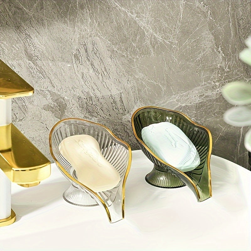 1 porte-savon créatif en plastique avec drainage automatique - Topdecheztop.fr