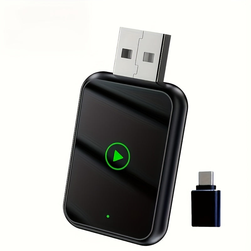 Adaptateur CarPlay sans fil 2 en 1, interface USB - Topdecheztop.fr