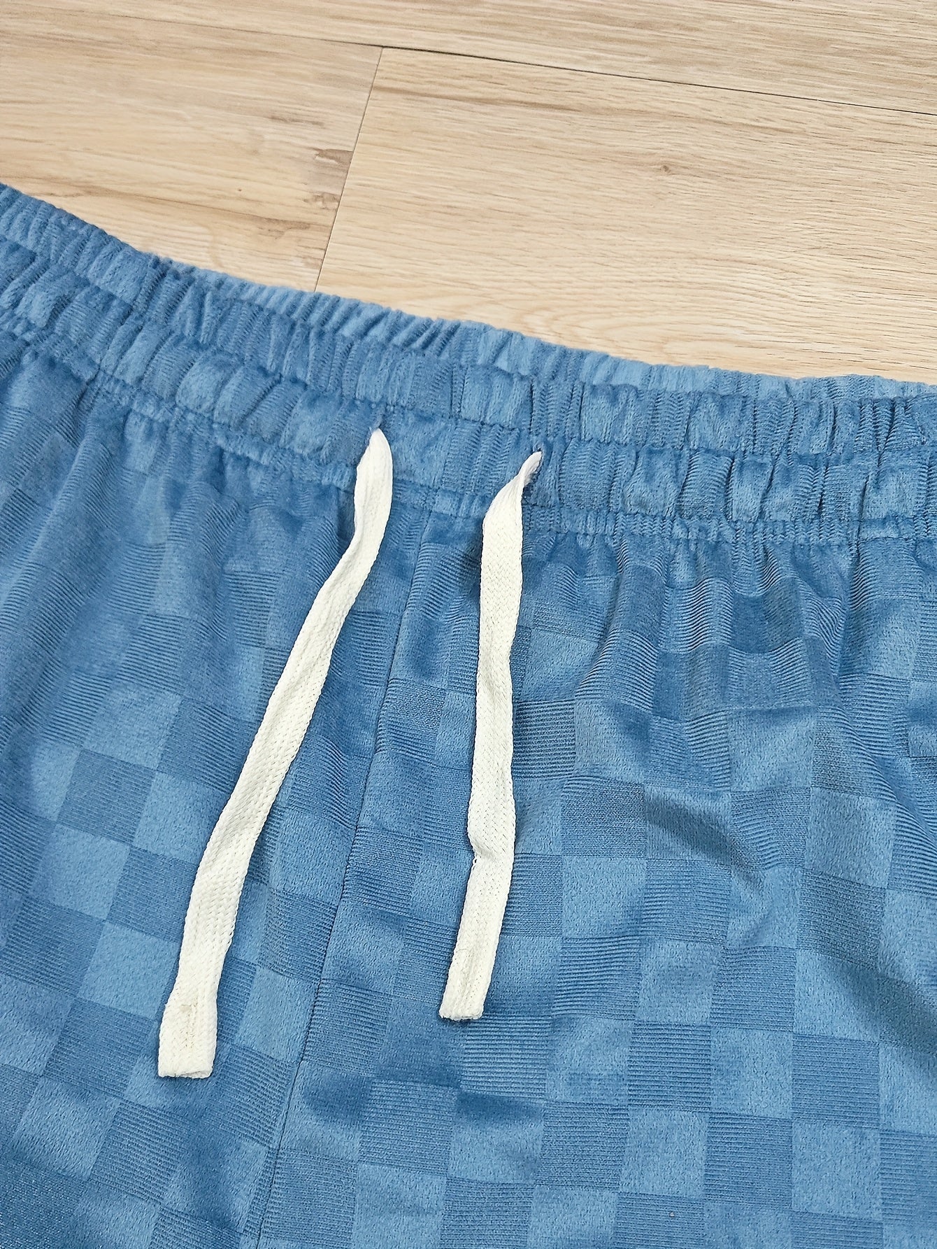 Pantalon à carreaux pour homme, coupe droite décontractée