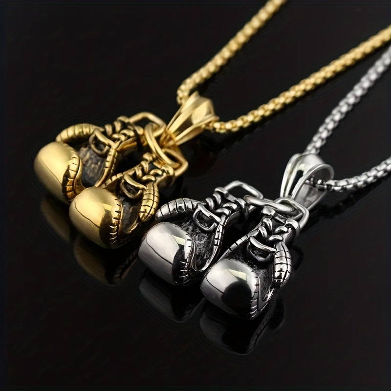 Collier avec pendentif en forme de gants de boxe - Topdecheztop.fr