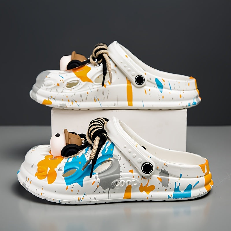 Sabots pour hommes/femmes à semelles épaisses , doux et confortables pour les loisirs de plein air, antidérapants et durables.