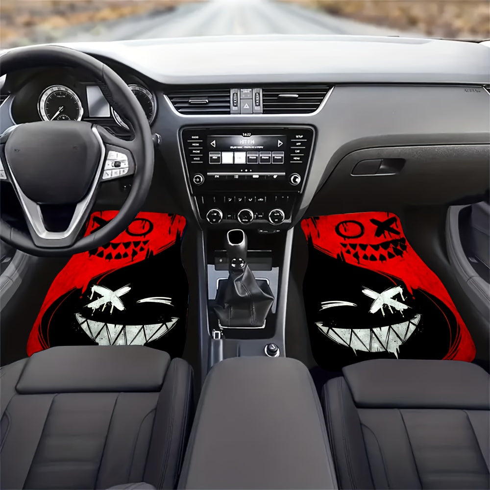 Ensemble de  4 tapis de sol de voiture à motifs de fantômes