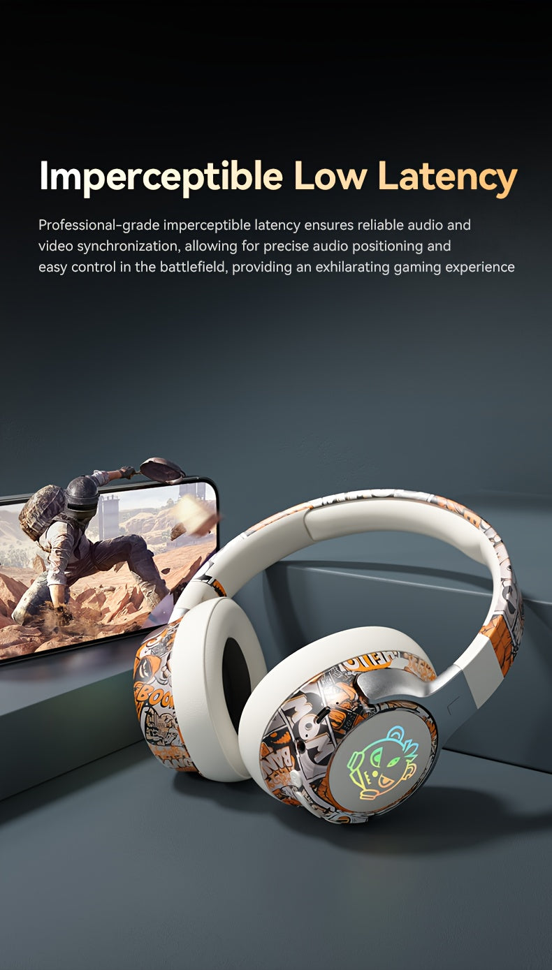 Casque audio circum-aural style graffiti