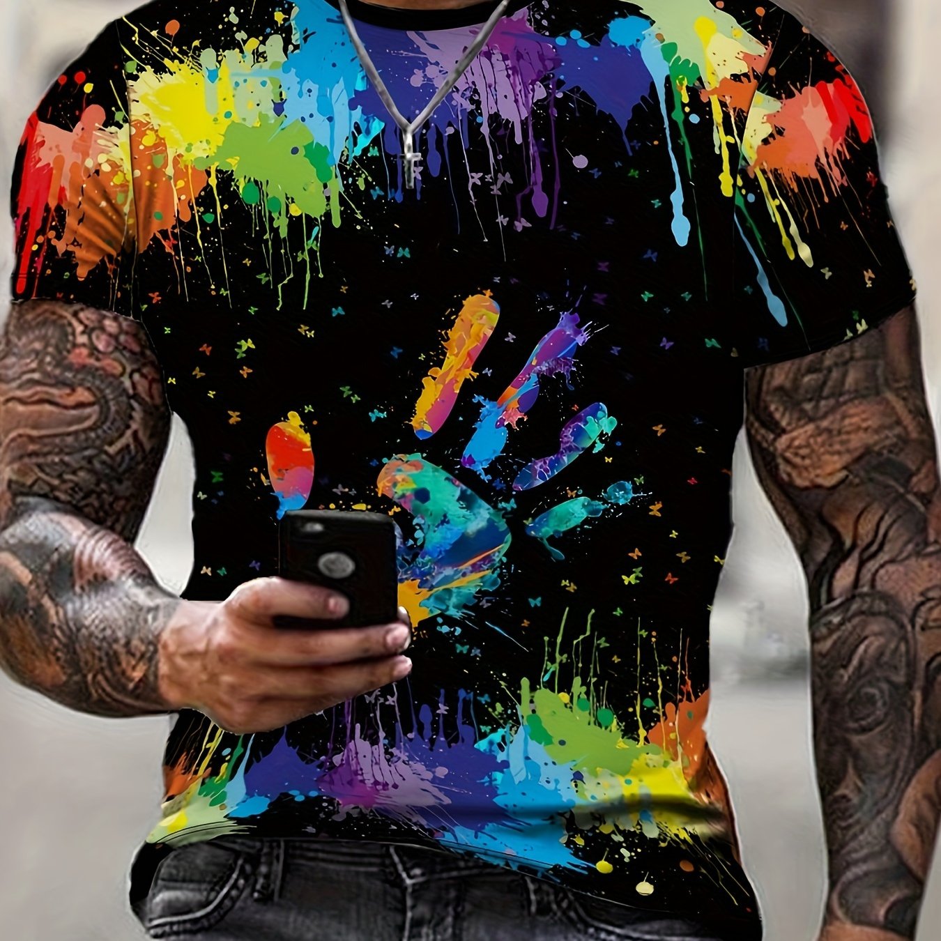 T-shirt graphique pour homme