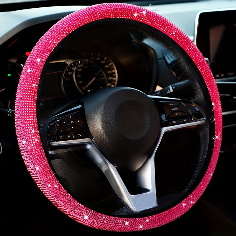 Housse de volant de voiture luxueuse et bling-bling - Extensible - Topdecheztop.fr