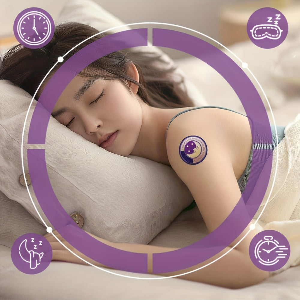 24 patchs de nuit au magnésium, parfum aux herbes, adaptés à tous les âges, faciles à utiliser