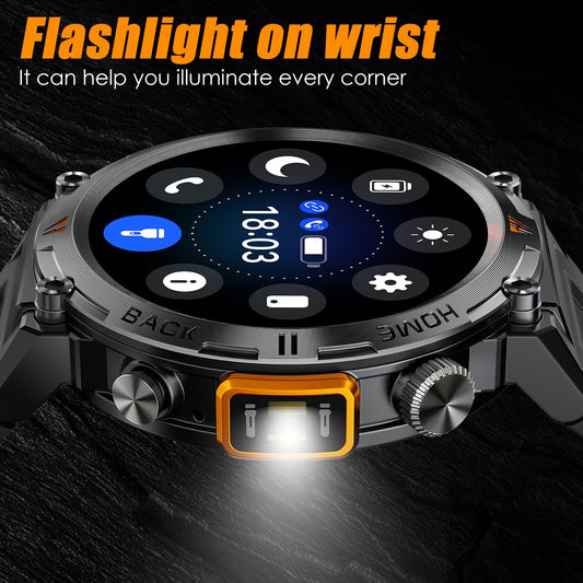Montre connectée  pour homme avec écran TFT 360p, écran 3,68 cm - Topdecheztop.fr