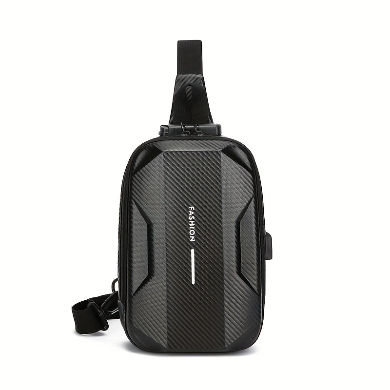 Sac bandoulière rigide tendance pour homme