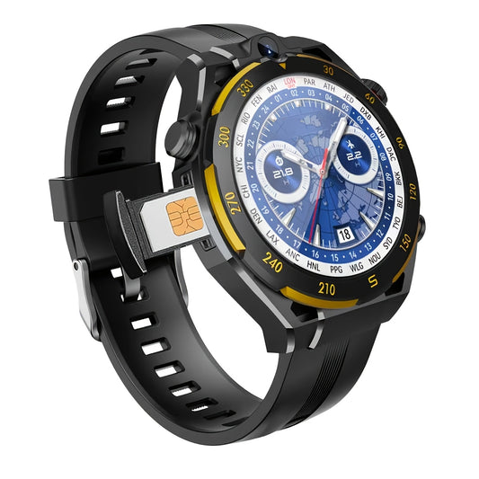 Montre connectée 4G pour homme | Appels sans fil, suivi sportif et fitness, assistance vocale IA, utilisation extérieure