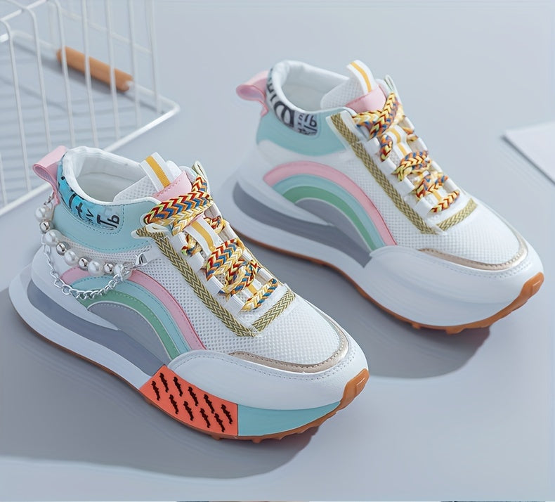 Baskets montantes décontractées pour femmes, chaussures pour femmes