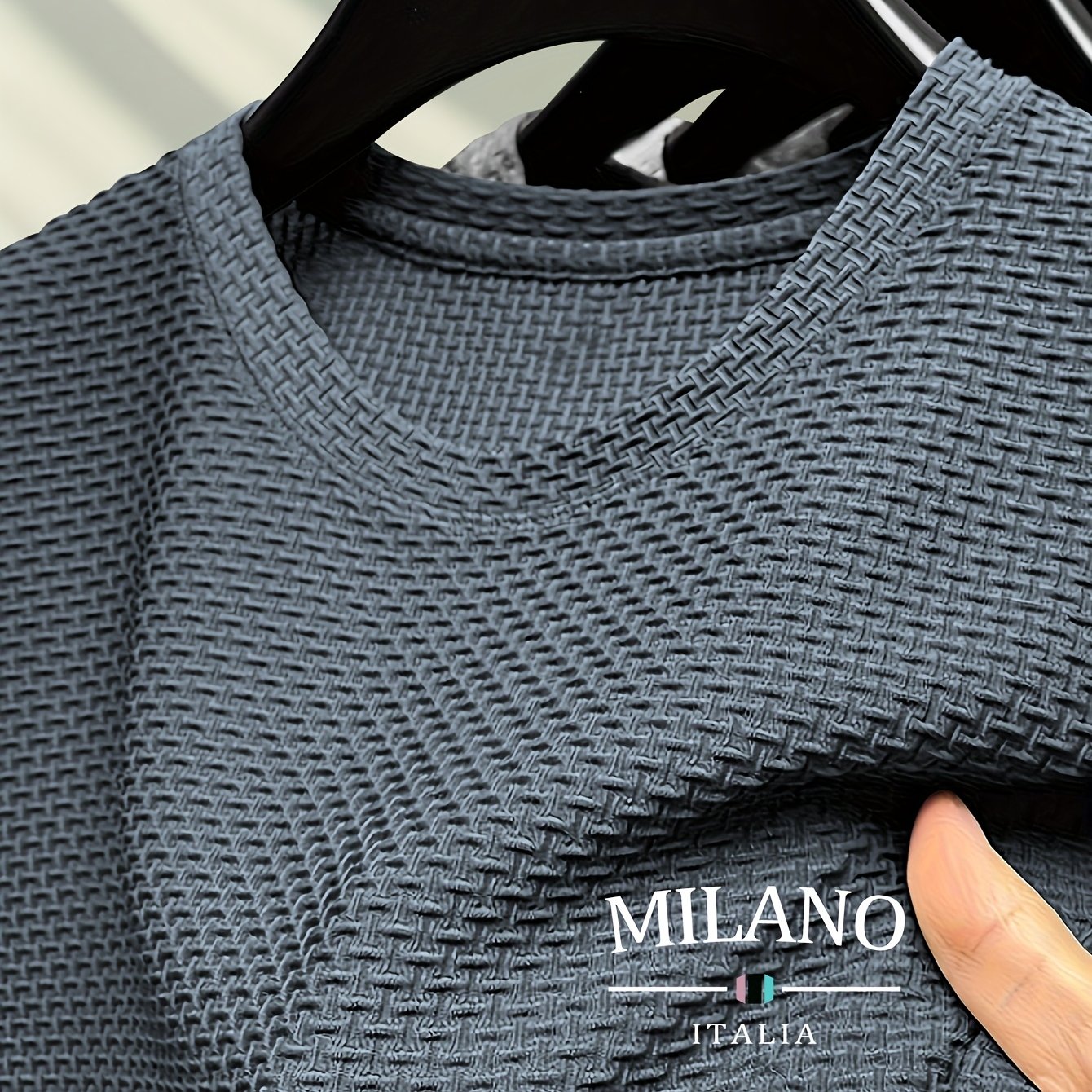 T-shirt à manches courtes et col ras du cou pour homme - Topdecheztop.fr