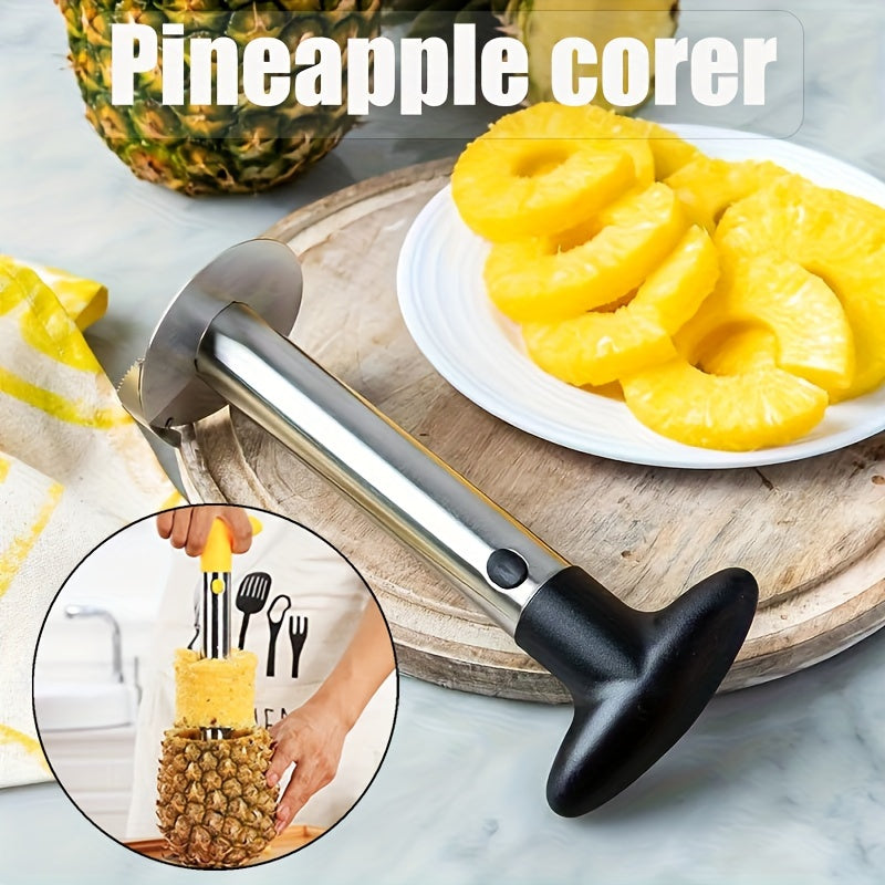 Éplucheur d'ananas en acier inoxydable (1 pièce)
