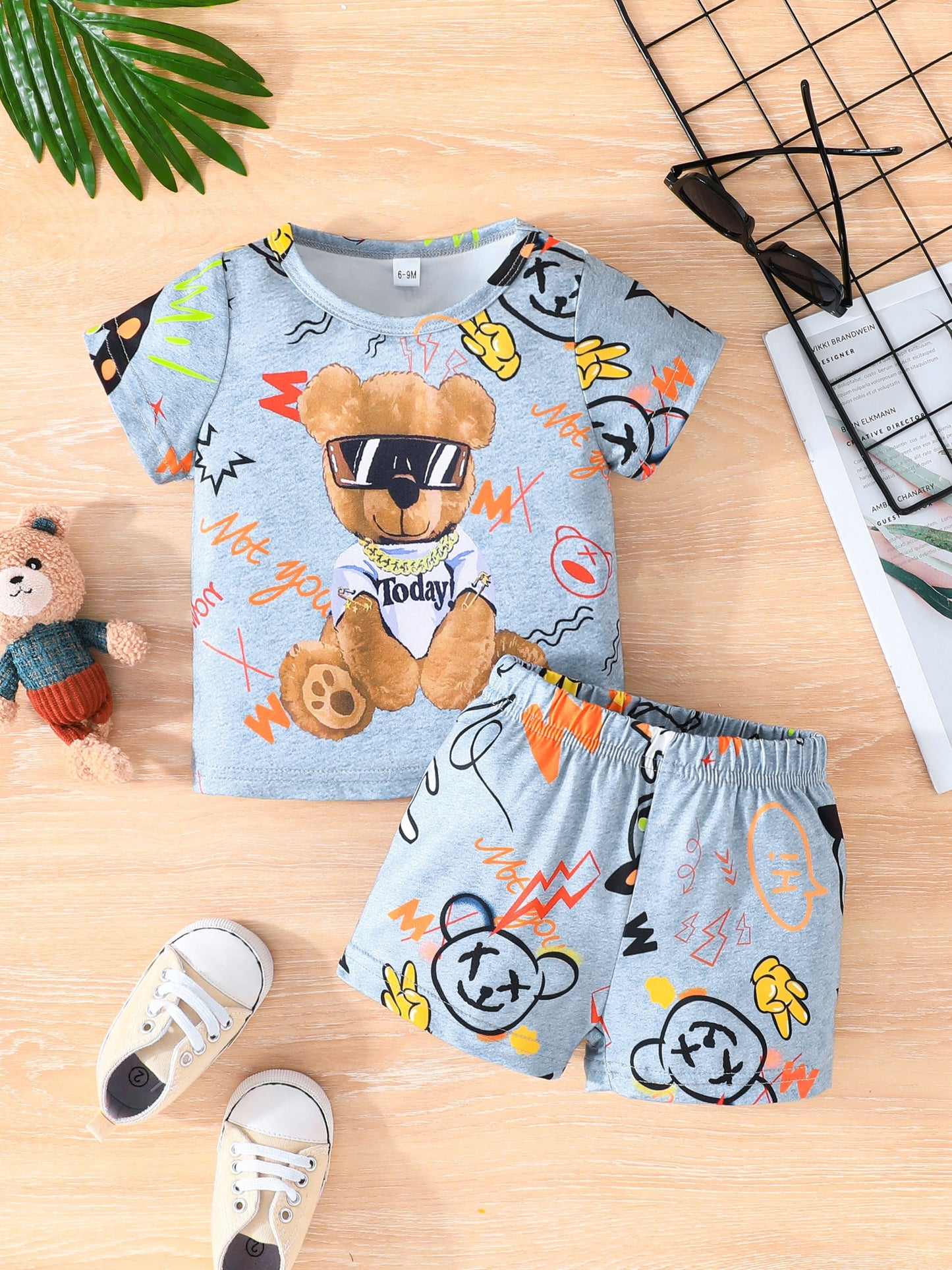 Ensemble 2 pièces d'été pour bébé et tout-petit - Topdecheztop.fr