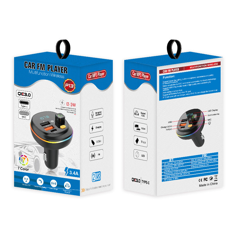 Transmetteur FM de voiture Bluetooth de voiture - Topdecheztop.fr