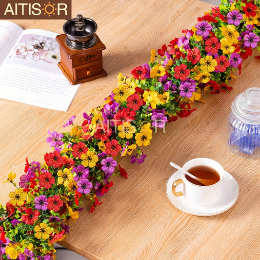 Guirlande de fleurs artificielles en lierre, 179,83 cm - Topdecheztop.fr
