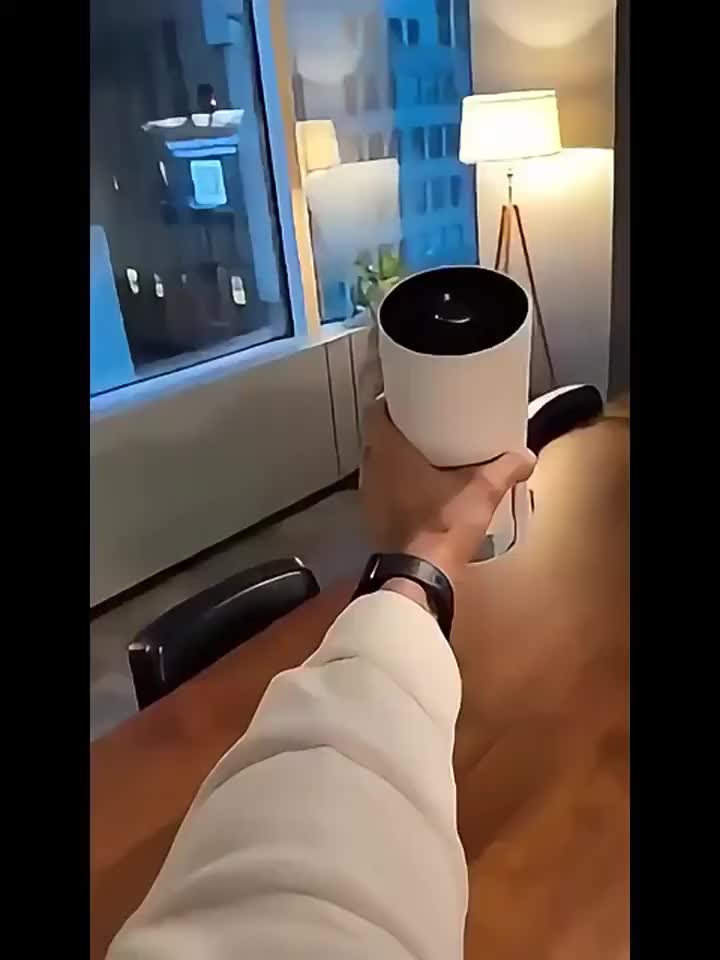Projecteur Portable Intelligent Hy300Pro, Local 720P HD, Système Android 11, Wifi6 et Wireless 5.3, Support Rotatif à 180°, Projecteur Home Cinéma