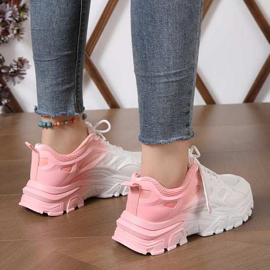 Baskets épaisses à lacets pour femme - Topdecheztop.fr