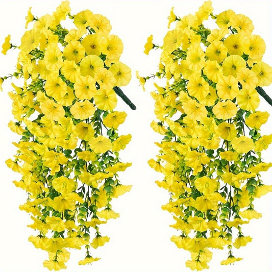 Lot de 2 marguerites artificielles suspendues - Topdecheztop.fr