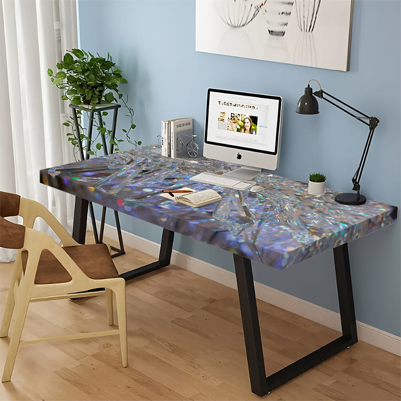 Autocollant de bureau en vinyle 2D à motif diamant (1 pièce) , 1 metre