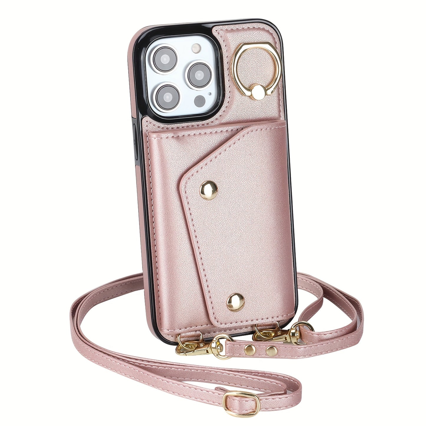 Etui portefeuille bandoulière pour femme est compatible avec les iPhone